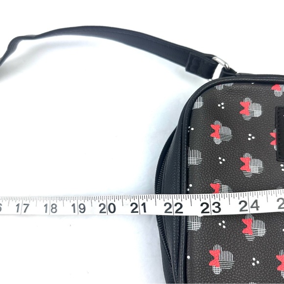 Danielle Nicole Disney Crossbody Bag Minnie Mouse Black Red Handbag New - Picture 11 of 11
